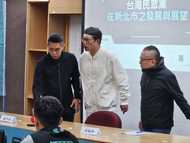 民眾黨新任主席黃國昌16日在新北舉行幹部座談會。(Photo by 呂翔禾/台灣醒報)