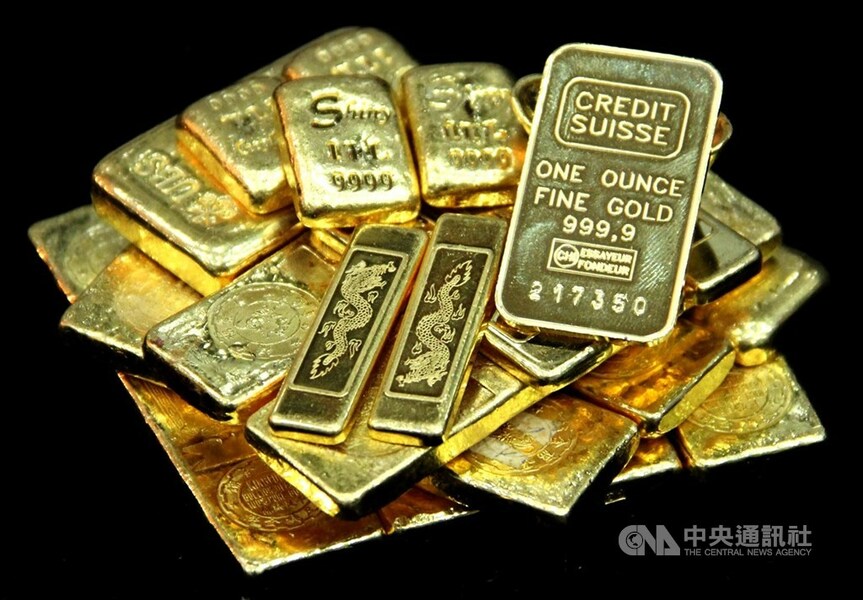 黃金市場有「大炮一響,黃金萬兩」的說法。(中央社)