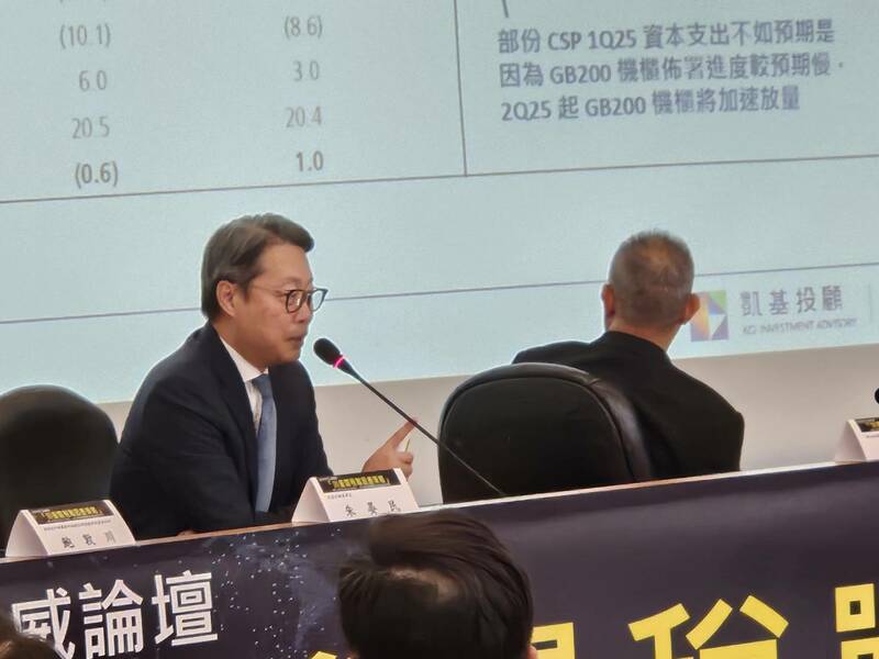 財顧專家13日於論壇提醒,關稅戰的影響第三季將逐漸浮現,AI雖然目前股價偏高,但在投資與學習上可長期經營。(Photo by 呂翔禾/台灣醒報)