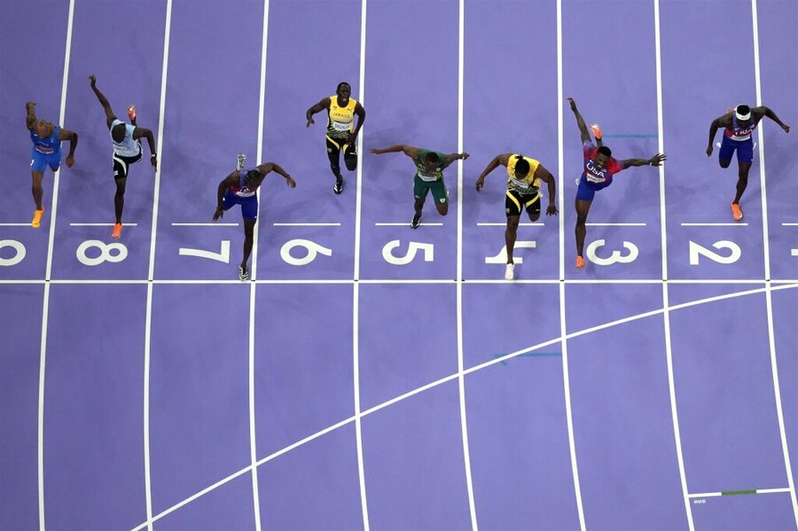 男子百米世界紀錄9.572秒,是2009年牙買加選手所創未來也許有人會破此紀錄,但人類速度,斷無可能「進步」到像馬百米7秒一樣快。(中央社)