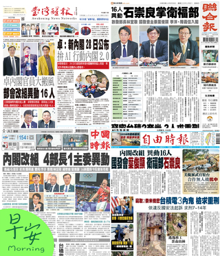今日四大報頭版新聞！（20250829）