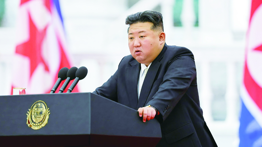 金正恩已經告別父輩和祖輩對於南北關係的官方定調,放棄南北統一,將韓國視為敵對國家,也不想再與對方有任何關係。(網路截圖)