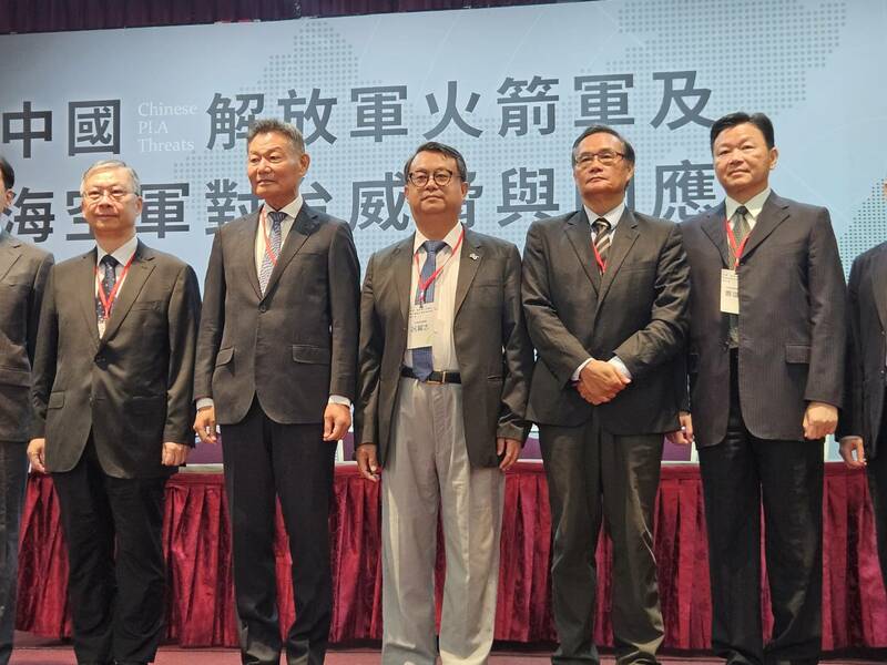 台灣智庫2日舉行「中國解放軍火箭軍及海空軍對台威脅與因應研討會」。(Photo by 呂翔禾/台灣醒報)