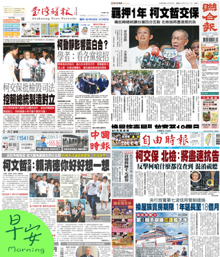 今日四大報頭版新聞！（20250909）