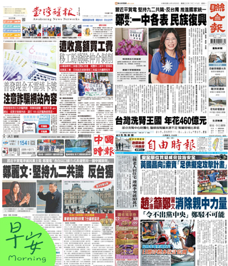 今日四大報頭版新聞！（20251020）