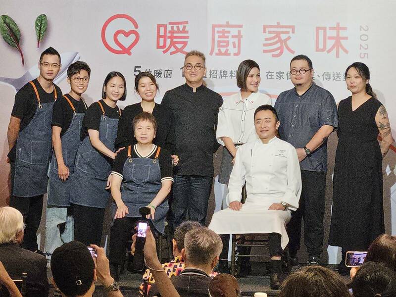 《暖廚家味》第2季將邀請全新主廚陣容,並推出線上課程,購買課程所得將會認捐救助協會食物包。(Photo by 呂翔禾/台灣醒報)